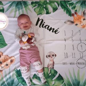 Various Milestone blankets