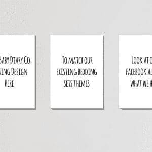 Canvases to Match any of our Existing Bedding Designs