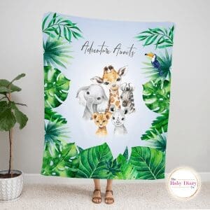 Ready Made Adventure Awaits Medium Double Layer Fleece Blanket
