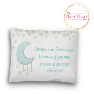Ready Made Baby Pillowcase- Aim for the stars