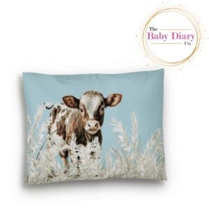 Ready Made Baby Pillowcase- Realistic Farm-Cow