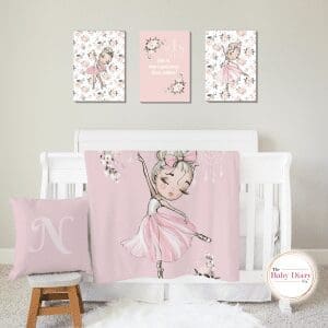 Ready Made Ballerina 3 x A4 Wall Canvases