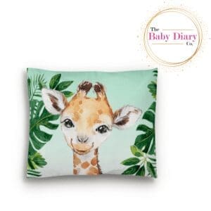 Ready Made Baby Pillowcase- Tropical Giraffe