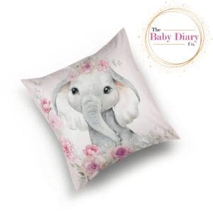 Ready Made Small Scatter Pillow- Rose Floral Ellie
