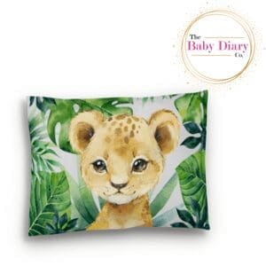 Ready Made Baby Pillowcase- Tropical Lion