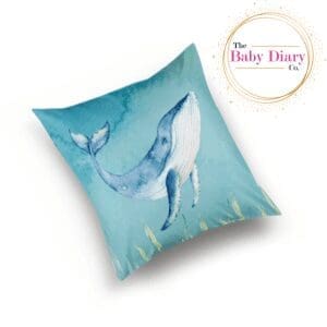Ready Made Small Scatter Pillow-  Watercolour Under The Sea