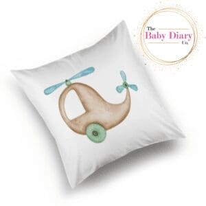 Ready Made Small Scatter Pillow- Helicopter