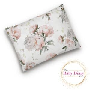 Ready Made Baby Pillowcase- New Peonies