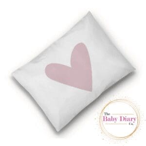 Ready Made Baby Pillowcase- Heart Pillow