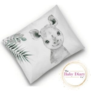 Ready Made Baby Pillowcase- Muted Safari