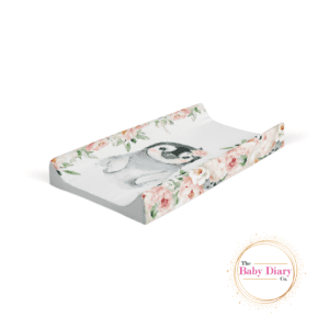 Ready Made Changing Mattress Cover- Floral Penguin- Universal
