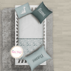 Teal/Duck Egg Dino Bedding Set