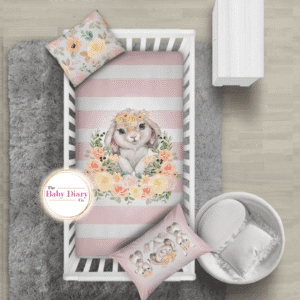 Ready Made Summer Floral Bunny Duvet Cover Set