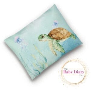 Ready Made Baby Pillowcase- Watercolour under the sea