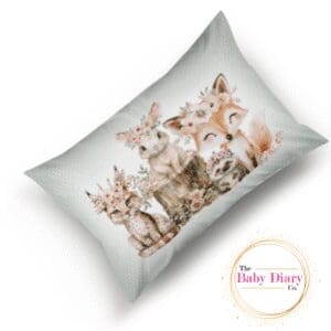 Ready Made Standard Pillowcase- Quaint Floral Woodlands