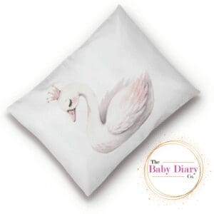 Ready Made Baby Pillowcase- Princess Swan