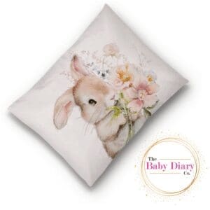 Ready Made Baby Pillowcase- Quaint Bunny