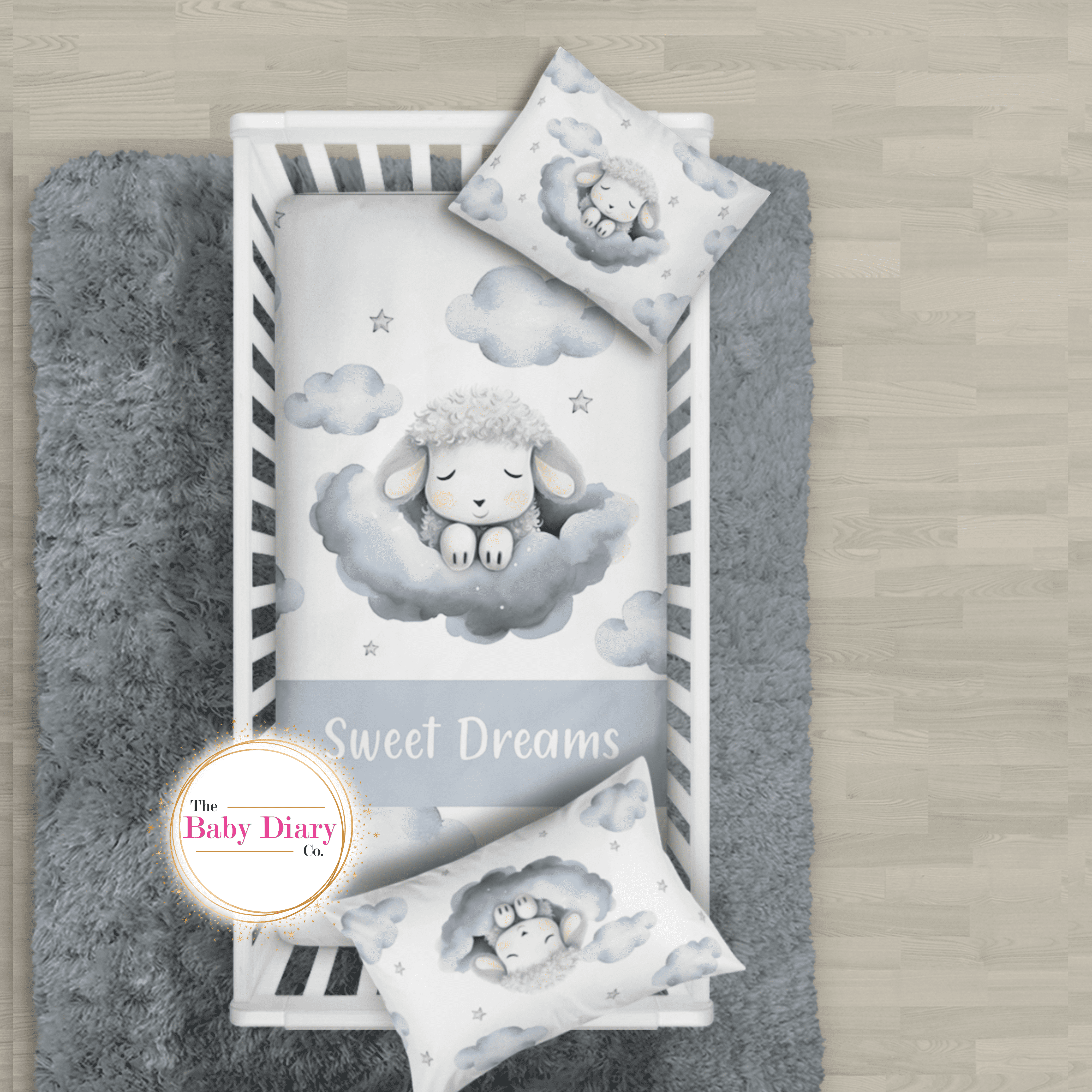 Ready Made Sheep on Clouds Set