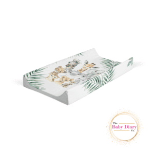 Ready Made Changing Mattress Cover- Heart Safari- Universal